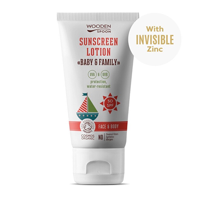 WoodenSpoon Lozione solare per il corpo Baby & Family SPF 50 150ml unisex