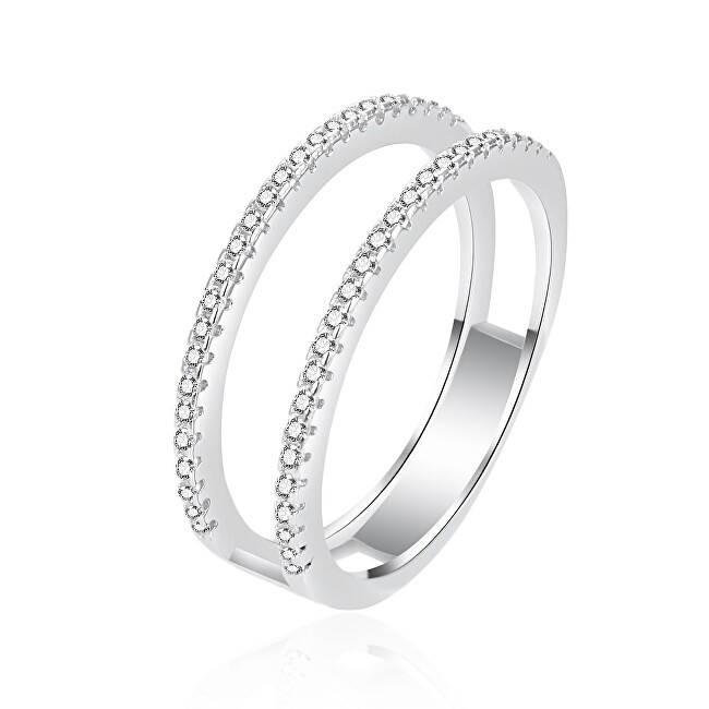 Agato Anello in argento con zirconi AGT-R18W - Diametro: 52 mm donna