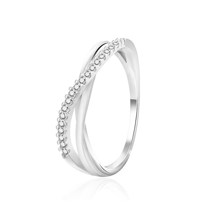 Agato Anello in argento alla moda con zirconi AGT-R44W - Diametro: 54 mm donna