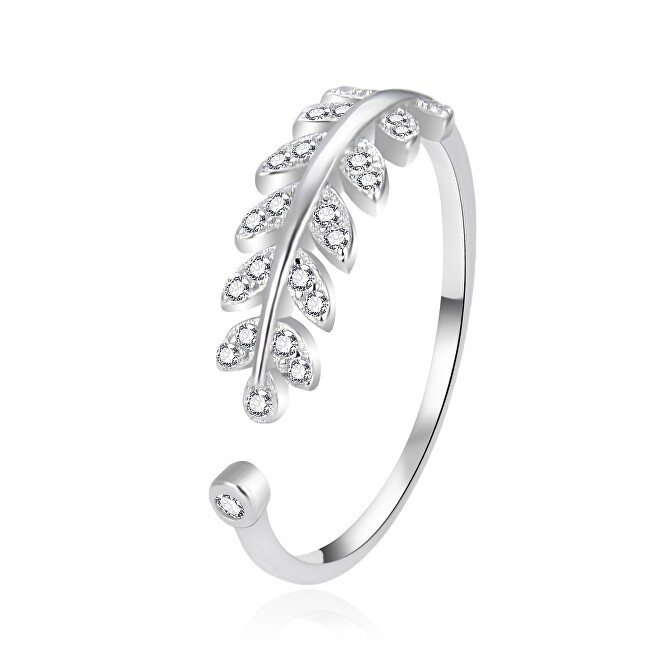 Agato Anello aperto in argento con zirconi AGT-R60W - Diametro: 57 mm donna