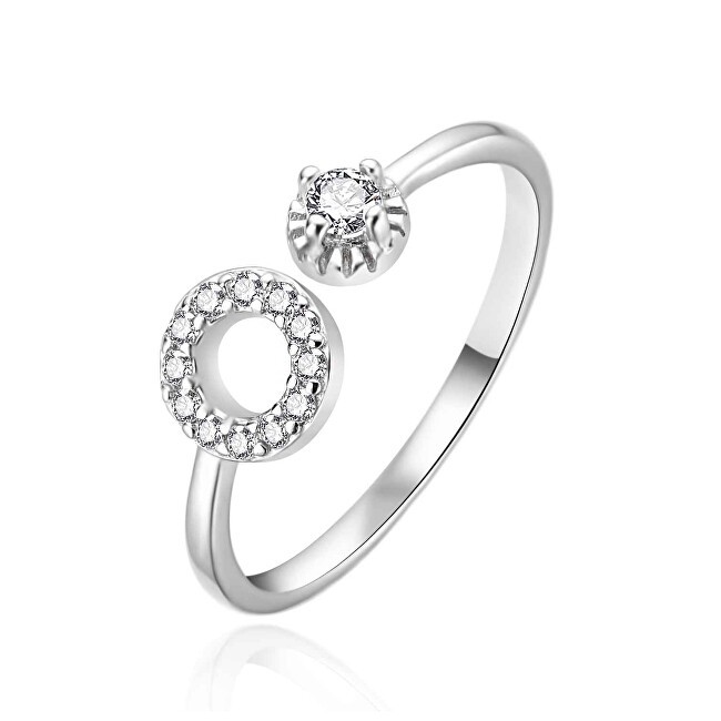 Agato Anello aperto abbagliante in argento AGT-R67W - Diametro: 52 mm donna