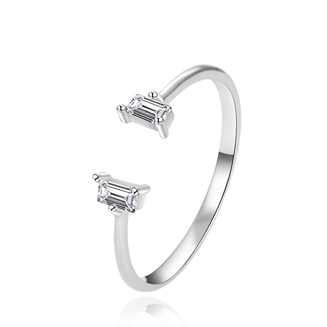 Agato Anello moderno aperto in argento AGT-R56W - Circuito: 57 mm donna