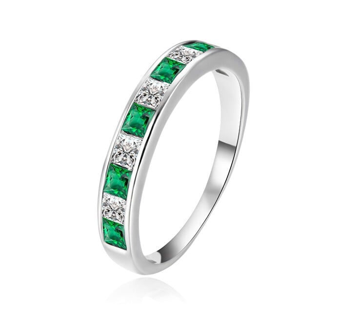 Agato Anello di lusso in argento con zirconi AGT-R47GR - Diametro: 60 mm donna