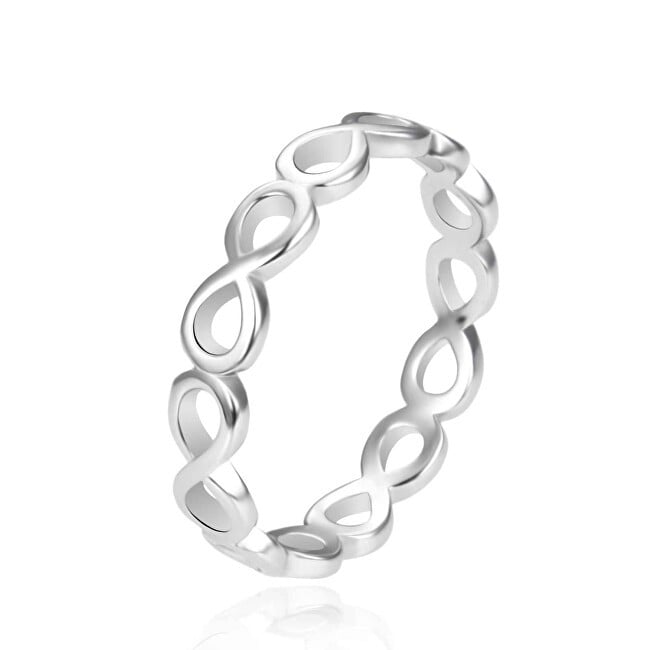 Agato Elegante anello argentato Infinity AGT-R52X - Circuito: 52 mm donna