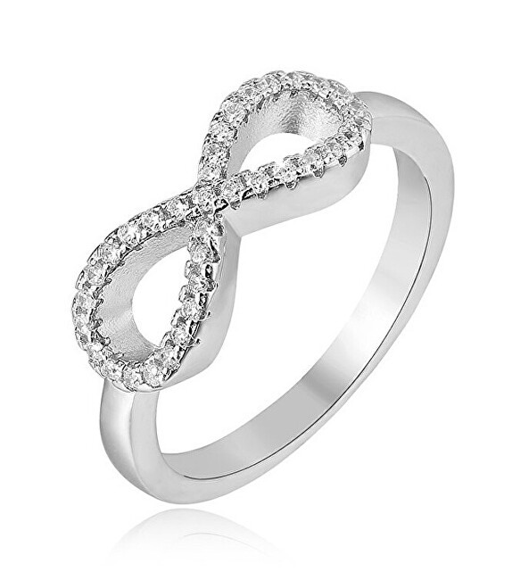 Beneto Anello argento Infinity AGG208 - Diametro: 52 mm donna
