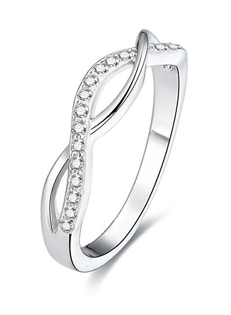 Benet Anello in argento con cristilla AGG190 - Diametro: 56 mm donna