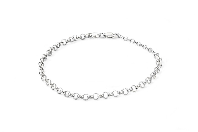 Beneto Exclusive Elegante bracciale in argento Anker AGB37 - Lunghezza: 18 cm donna