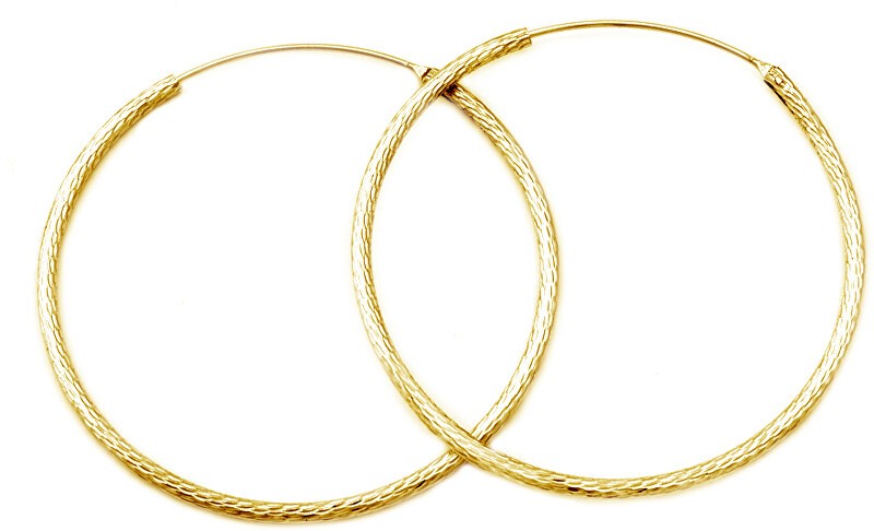 Beneto Orecchini di lusso placcati oro in argento AGUC1240 / N-GOLD - Diametro: 4.5 cm donna