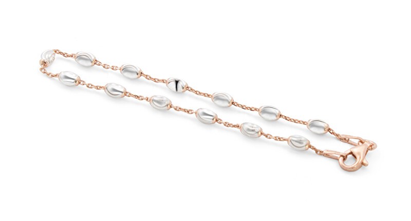 Beneto Exclusive Elegante bracciale bicolore AGB513 - Lunghezza: 17 cm donna