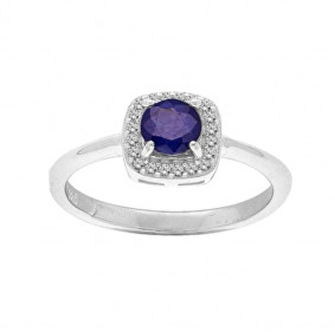 Kalace Incantevole anello in argento con zaffiro R-FS-5658S - Circonferenza: 60 mm donna