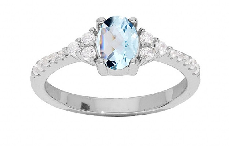 Kalace Incantevole anello in argento con pietra mistica topazio SRC0203TZ - Circonferenza: 50 mm donna
