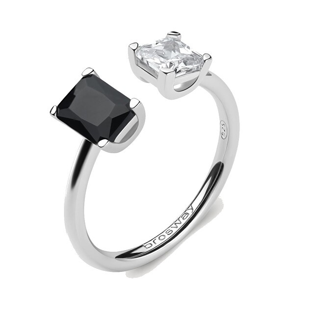 Brosway Elegante anello aperto Fancy Mystery Black FMB10 - Diametro: M (53-55 mm) donna