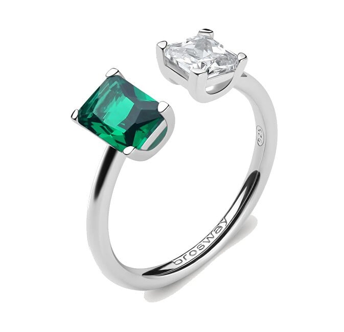 Brosway Elegante anello aperto Fancy Life Green FLG09 - Circonferenza: M 53-55 mm donna