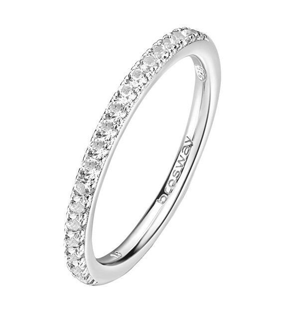 Brosway Anello in argento scintillante bianco Fancy Infinite FIW74 - Diametro: 54 mm donna