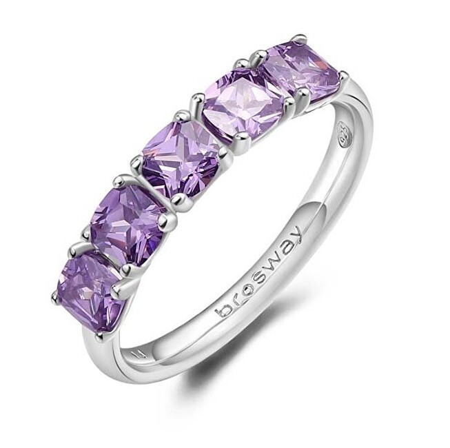 Brosway Anello in argento puro Fancy Magic Purple FMP24 - Diametro: 52 mm donna