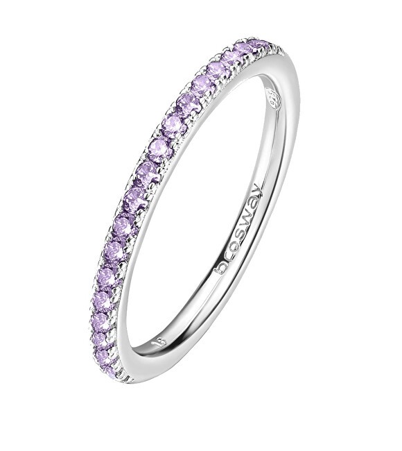 Brosway FMP70 Anello in argento scintillante viola Fancy Magic - Diametro: 50 mm donna