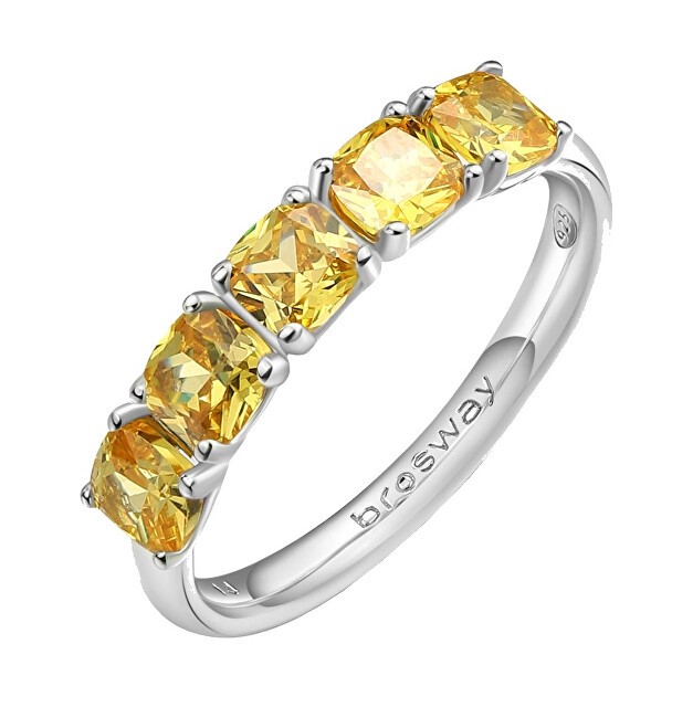 Brosway Anello in argento fine Fancy Energy Yellow FEY14 - Diametro: 52 mm donna