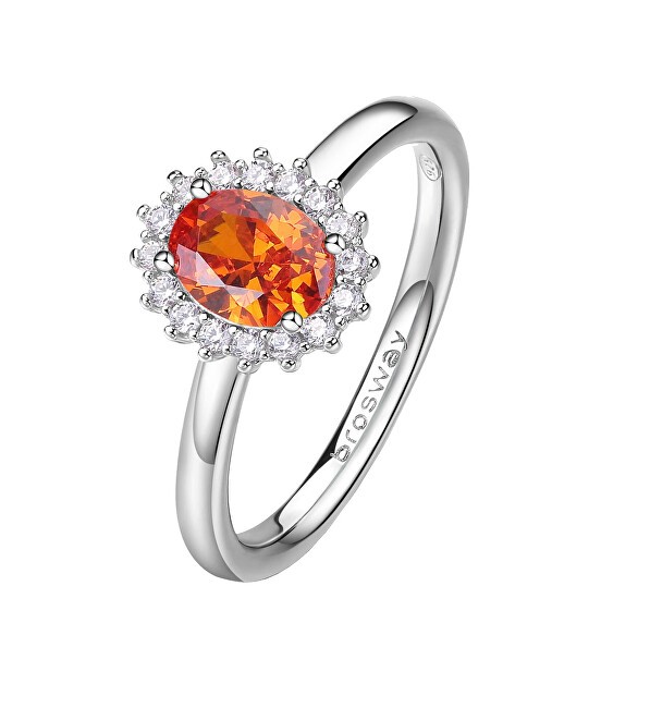 Brosway Elegante anello in argento Fancy Vitamin Orange FVO19 - Circonferenza: 56 mm donna