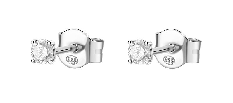 Brosway Eleganti orecchini a cerchio infiniti in argento bianco FIW48/FIW49/FIW50 - Diametro: 0,5 cm donna