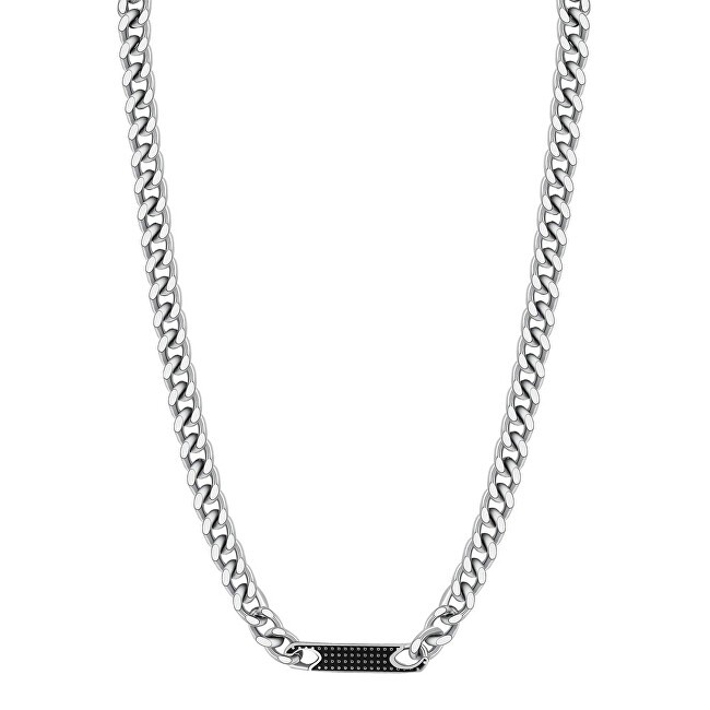Brosway Collana da uomo in acciaio senza tempo Bullet BBC04 - Lunghezza: 46,5 cm uomo
