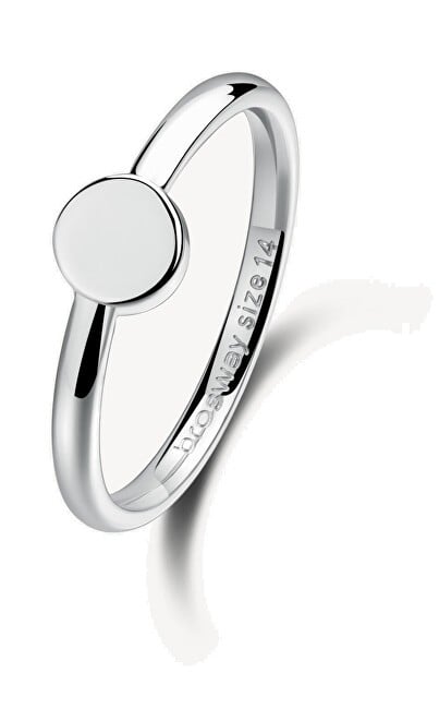 Brosway Anello minimalista in acciaio Essential BNL123 - Circonferenza: 54 mm donna
