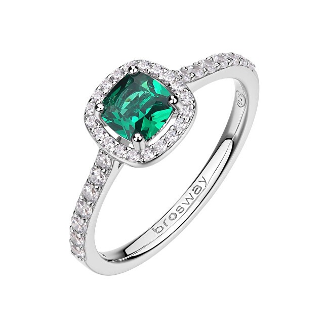 Brosway Elegante anello in argento Fancy Life Green FLG143 - Circonferenza: 56 mm donna