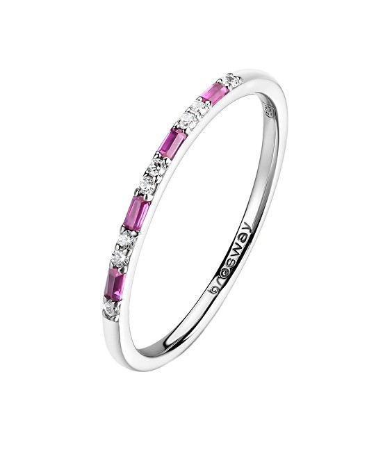 Brosway Bellissimo anello in argento con zirconi Fancy Passion Ruby FPR144 - Circonferenza: 54 mm donna