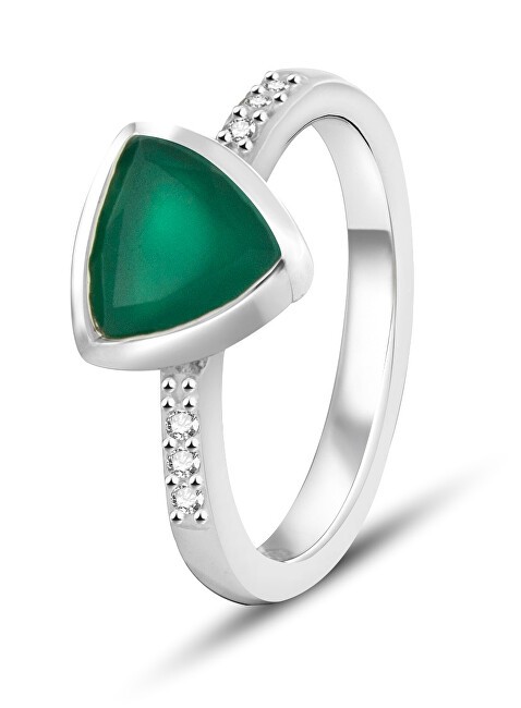 Beneto Exclusive Anello in argento con particolare agata ACHAGG2 - Circonferenza: 50 mm donna