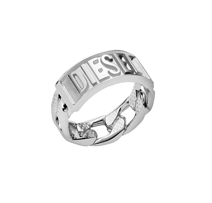 Diesel Anello da uomo in acciaio alla moda DX1347040 - Circonferenza: 62 mm uomo