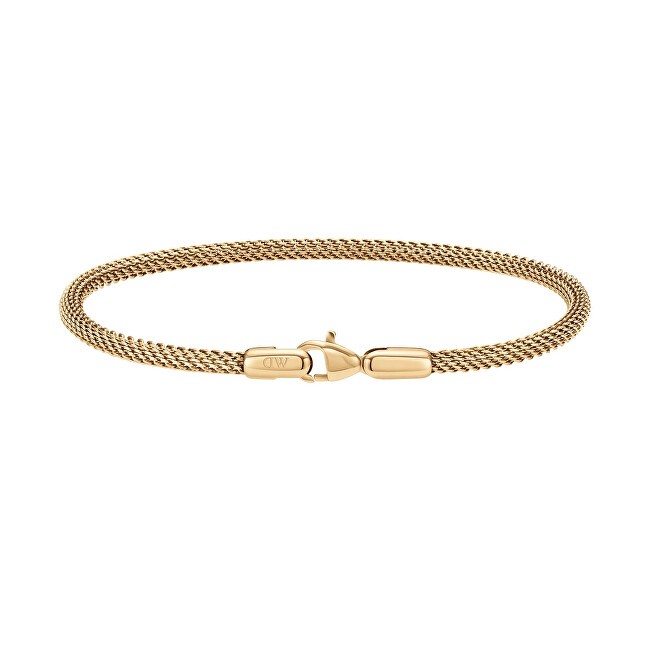 Daniel Wellington Bracciale in acciaio placcato oro con maglia Perfect Pair DW0040068 - Lunghezza: 18.5 cm uomo