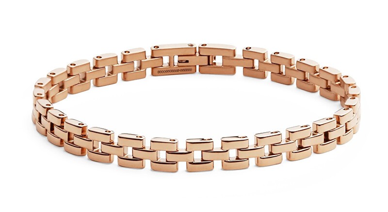 Daniel Wellington Bracciale fashion in bronzo in acciaio 3 maglie DW004009 - Lunghezza: 16.5 cm donna