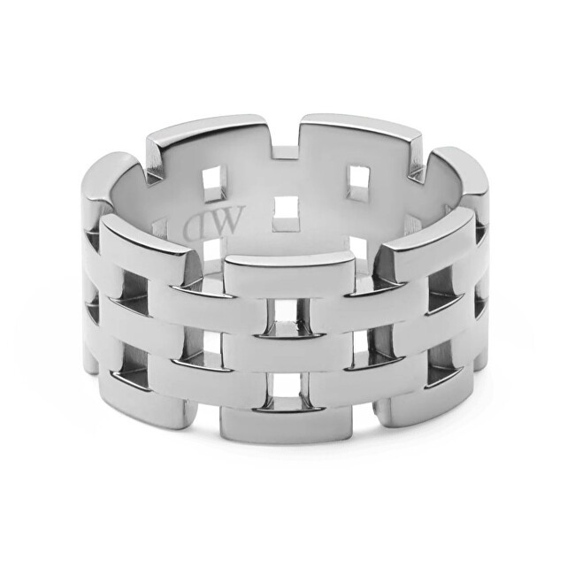 Daniel Wellington Anello in acciaio di design 5-Link DW0040103 - Diametro: 54 mm unisex
