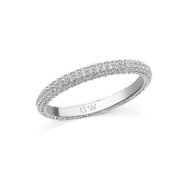 Daniel Wellington Incantevole anello con pavé di zirconi cubici DW0040170 - Circonferenza: 54 mm donna