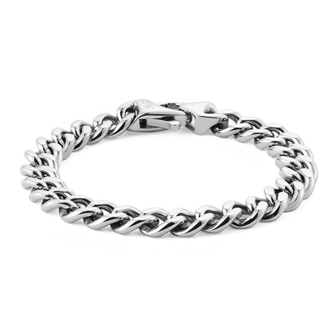 Daniel Wellington Bracciale da uomo in acciaio Ellipse Cuban Chain DW0040166 - Lunghezza: 17,5 cm uomo