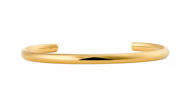 Daniel Wellington Elegante bracciale aperto in acciaio placcato oro Arch DW0040198 - Lunghezza: 18,5 cm donna