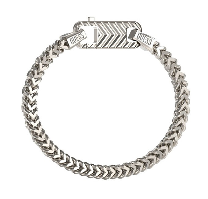 Guess Bracciale uomo Pit Stop in acciaio JUMB04438JWST - Lunghezza: 21 cm uomo