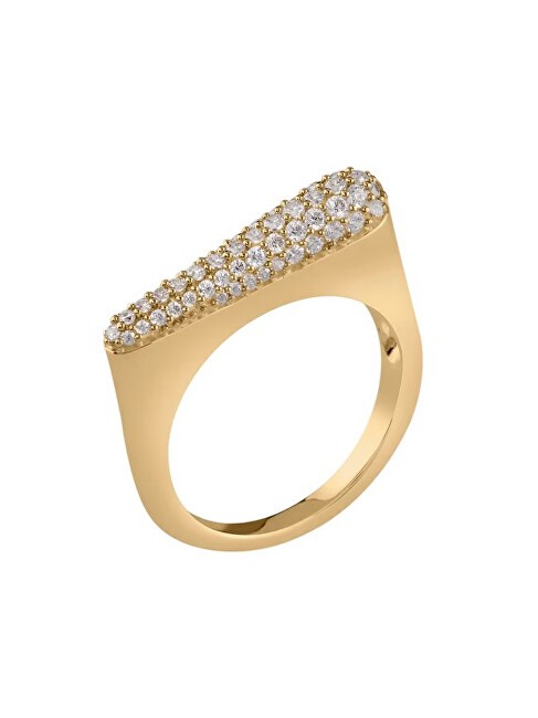 Guess Anello placcato oro con zirconi Nuances JSBR04500JWYG - Circonferenza: 52 mm donna