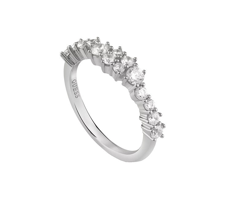 Guess Anello in argento con zirconi Jardin JSBR04486JWRH - Circonferenza: 52 mm donna