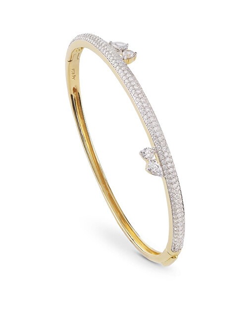 Guess Bracciale massiccio placcato oro Nuances JSBB04507JWYG - Diametro: 5,5 cm donna