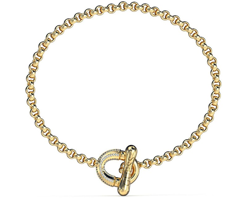 Guess Bracciale Majorelle placcato oro JUBB05372JWYG - Lunghezza: 18,5 cm donna