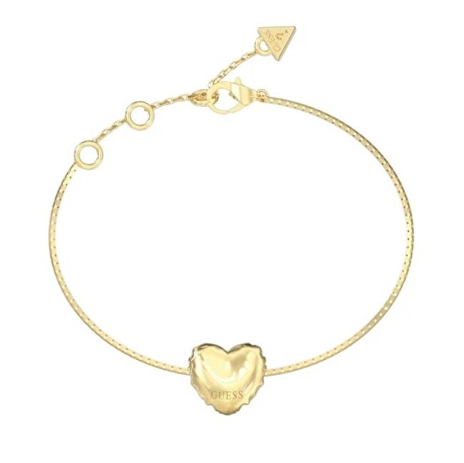 Guess Bracciale Heart Iconique placcato oro JUBB05542JWRH - Lunghezza: 18,4 cm donna