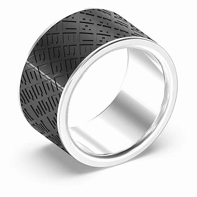 Guess Anello moderno in acciaio King's Road JUMR03226JWST - Circuito: 64 mm uomo