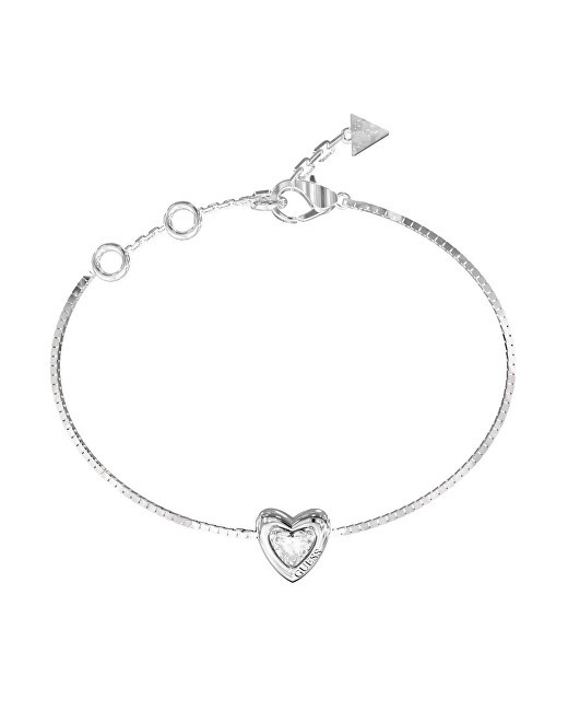 Guess Bracciale in acciaio abbinato Heart Beloved JUBB06017JWRH - Lunghezza: 18,4 cm donna