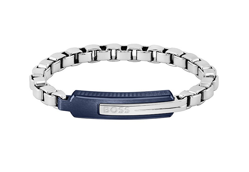 Hugo Boss Bracciale in acciaio di buona qualità Orlando 1580359 - Lunghezza: 19 cm uomo