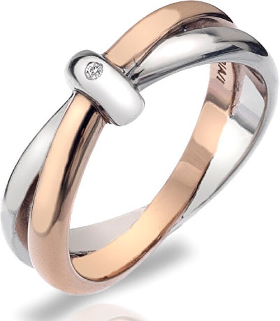 Hot Diamonds Anello Eternity Interlocking DR112 - Diametro: 58mm donna