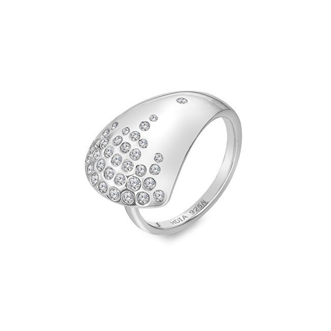 Hot Diamonds Elegante anello Spritz DR295 con diamanti e topazio - Circonferenza: 58 mm donna