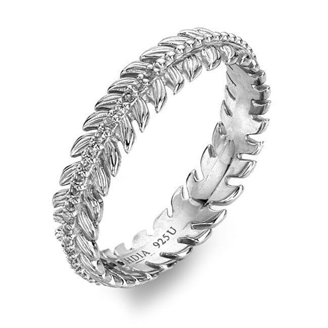Hot Diamonds Anello in argento con topazio e diamante Selene DR309 - Circonferenza: 54 mm donna