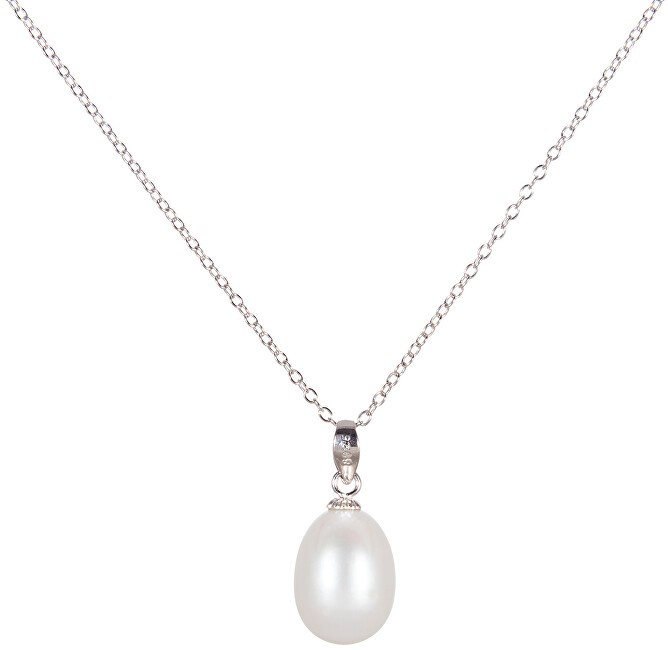 JwL Luxury Pearls Collana in argento con perla destra 45 cm JL0436 - Lunghezza: 45 cm donna