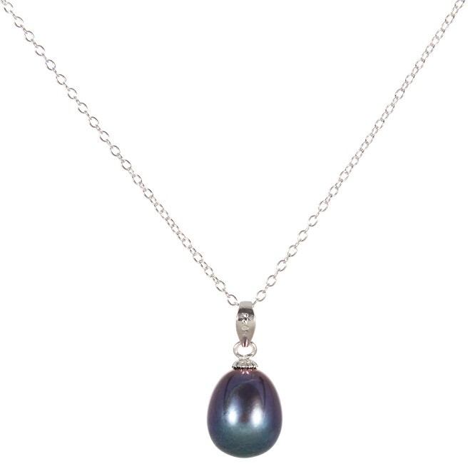 JwL Luxury Pearls Collana in argento e perle JL0438 catena, pendente - Lunghezza: 45 cm donna