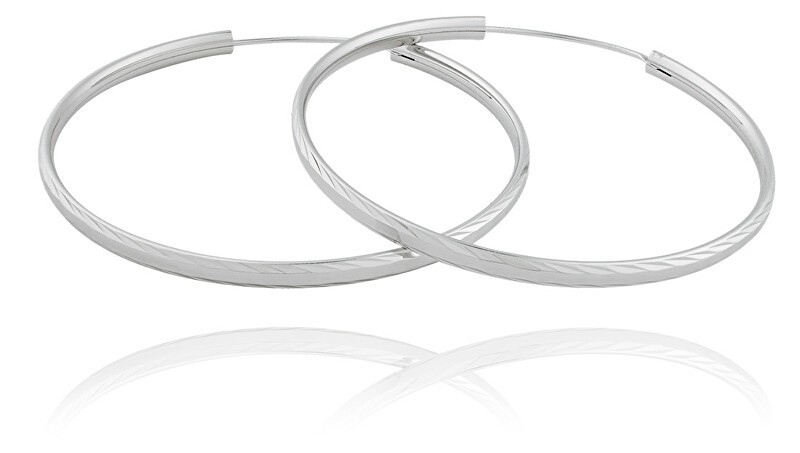 JVD Orecchini in argento a cerchio SVLE0217XD500 - Diametro: 2.5 cm donna